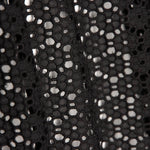 Black Swiss Embroidery Daisy - Ribes y Casals