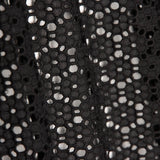 Black Swiss Embroidery Daisy - Ribes y Casals