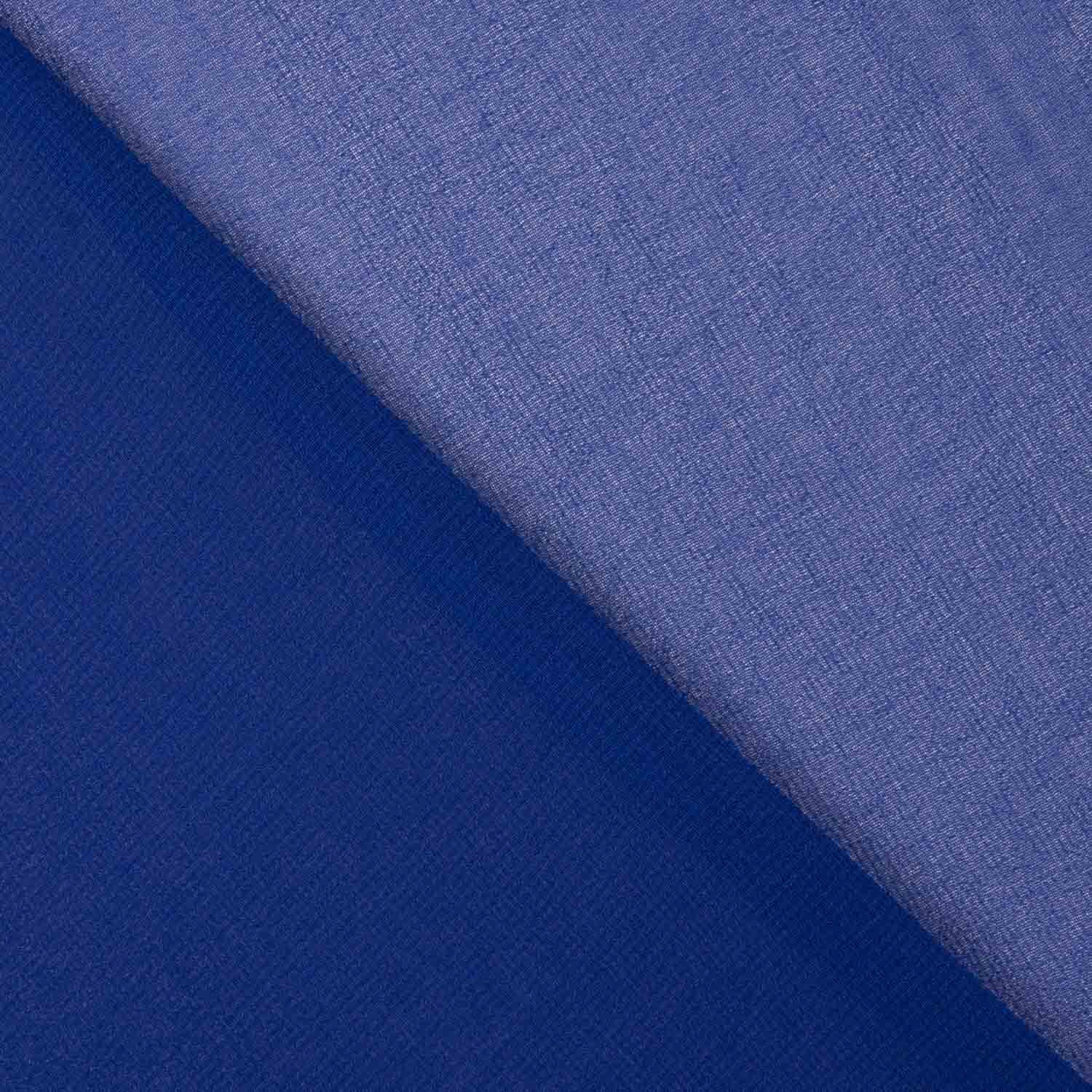 Royal Blue Gauze Chiffon - Ribes y Casals