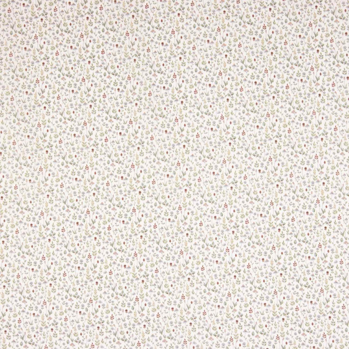 “Minerva Garden” Red Cotton Poplin - Ribes y Casals