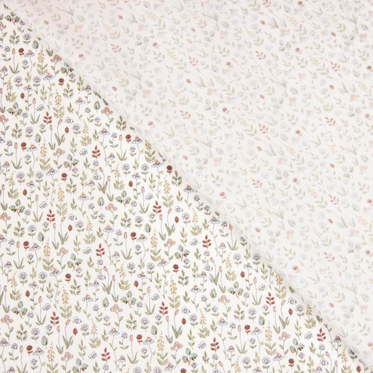 “Minerva Garden” Red Cotton Poplin - Ribes y Casals