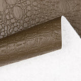 Brown Crocodile Backing Faux Leather - Ribes y Casals