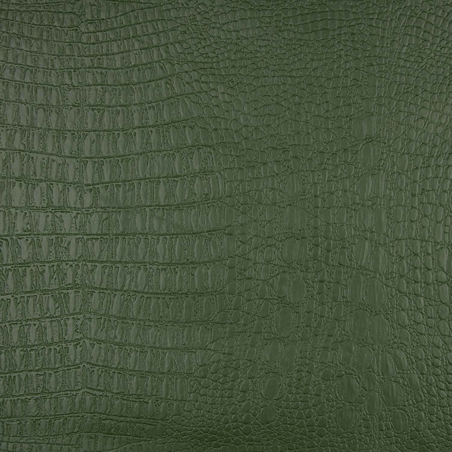 Green Crocodile Backing Faux Leather - Ribes y Casals
