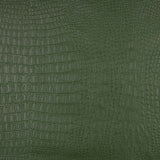 Green Crocodile Backing Faux Leather - Ribes y Casals