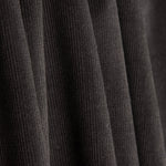 Charcoal Grey Stretch Micro-Corduroy - Ribes y Casals