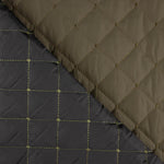 Double-sided quilted lining in khaki and black - Ribes y Casals