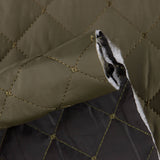 Double-sided quilted lining in khaki and black - Ribes y Casals