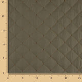 Double-sided quilted lining in khaki and black - Ribes y Casals