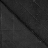 Double-Sided Black Quilted Suede - Ribes y Casals