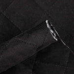 Double-Sided Black Quilted Suede - Ribes y Casals