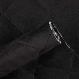 Double-Sided Black Quilted Suede - Ribes y Casals