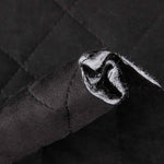 Double-Sided Black Quilted Suede - Ribes y Casals