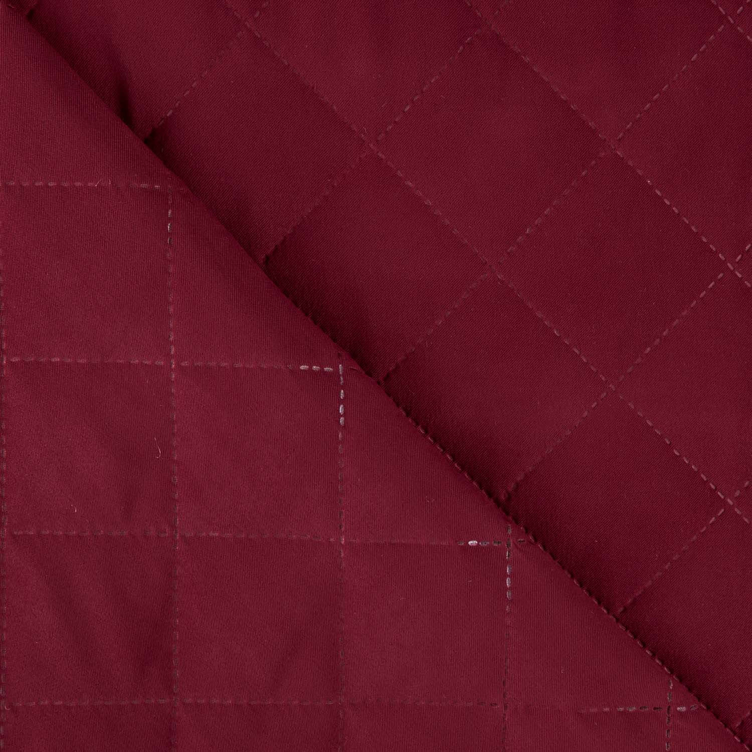 Double-Sided Red Quilted Suede - Ribes y Casals
