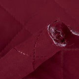 Double-Sided Red Quilted Suede - Ribes y Casals
