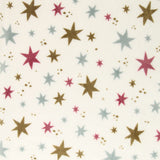 Multicoloured Star-Printed Coral Fleece - Ribes y Casals