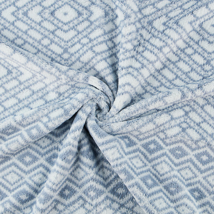 Blue Diamond-Printed Coralina - Ribes y Casals