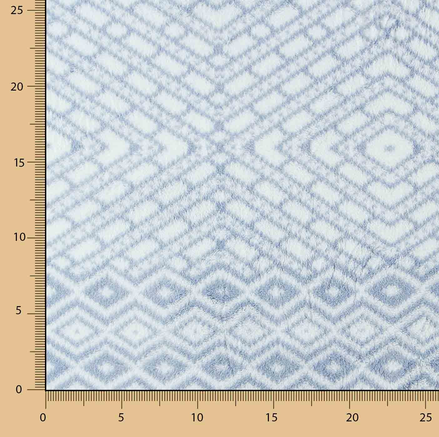 Blue Diamond-Printed Coralina - Ribes y Casals