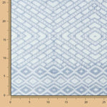 Blue Diamond-Printed Coralina - Ribes y Casals