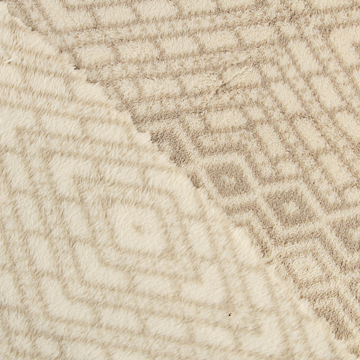 Beige Diamond-Printed Coralina - Ribes y Casals