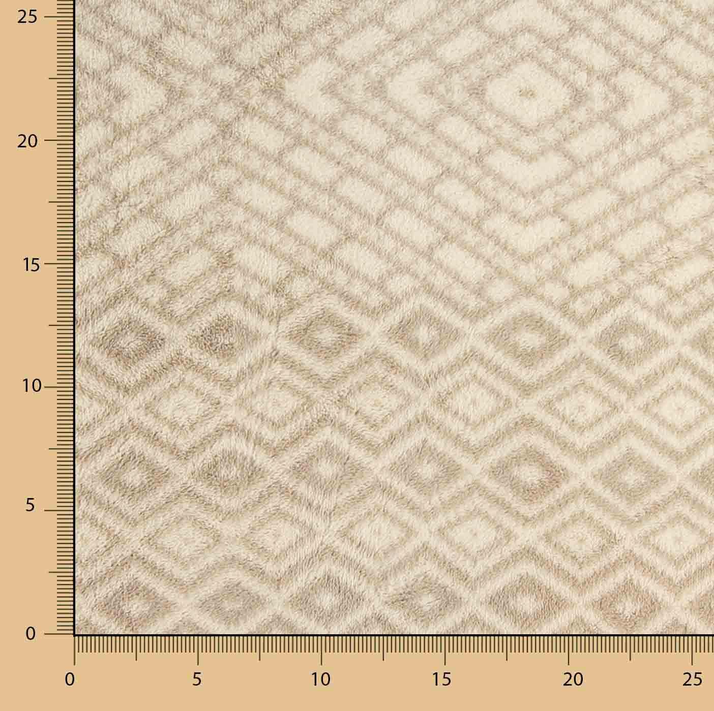 Beige Diamond-Printed Coralina - Ribes y Casals