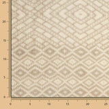 Beige Diamond-Printed Coralina - Ribes y Casals