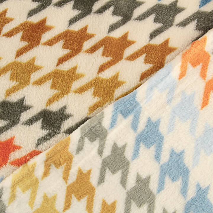 Multicoloured Houndstooth-Printed Coralina - Ribes y Casals