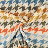 Multicoloured Houndstooth-Printed Coralina - Ribes y Casals