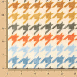 Multicoloured Houndstooth-Printed Coralina - Ribes y Casals