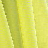 Neon Yellow Mini Check Seersucker Poplin - Ribes y Casals