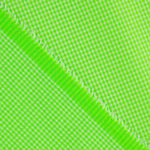 Neon Green Mini Check Seersucker Poplin - Ribes y Casals