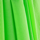 Neon Green Mini Check Seersucker Poplin - Ribes y Casals