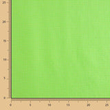 Neon Green Mini Check Seersucker Poplin - Ribes y Casals