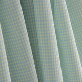 Soft Blue Mini Check Seersucker Poplin - Ribes y Casals