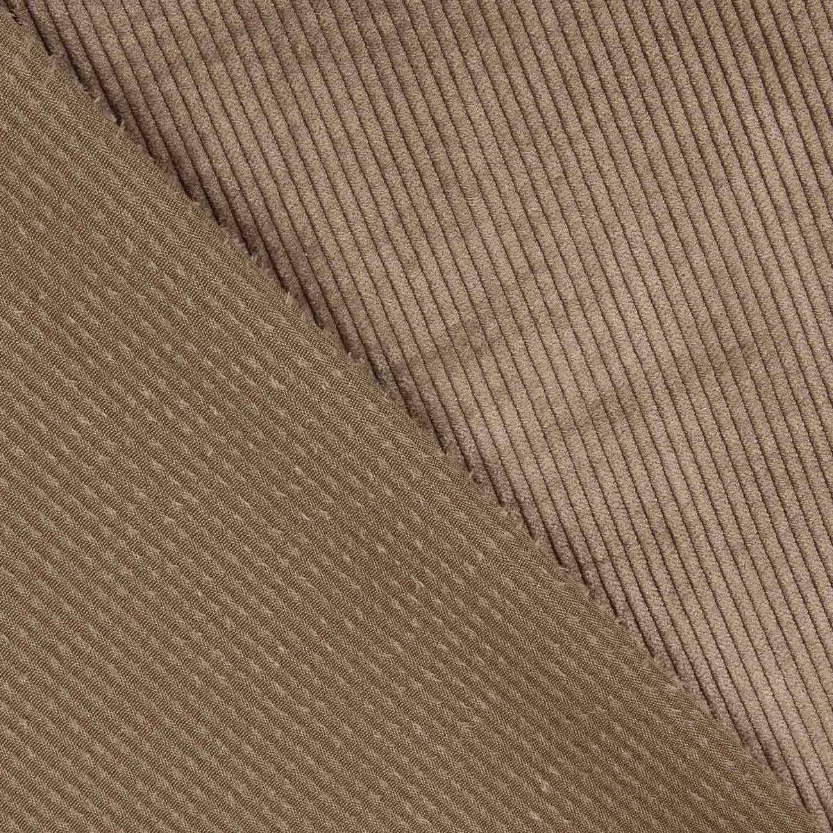 Soft Brown Washed Corded Corduroy - Ribes y Casals