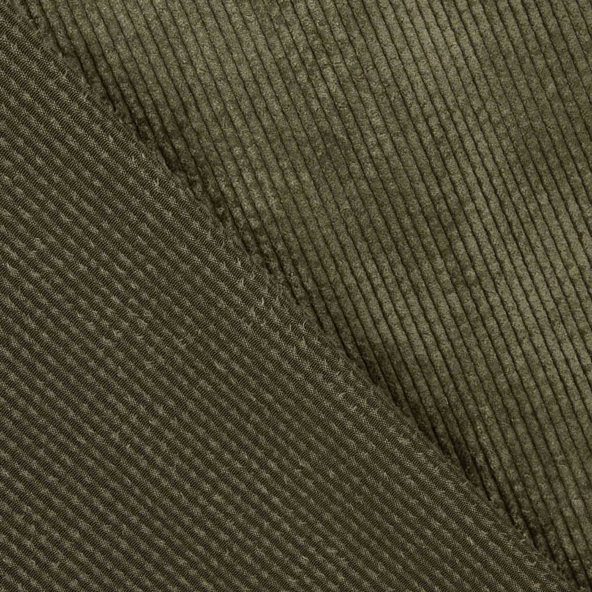 Forest Green Washed Corded Corduroy - Ribes y Casals