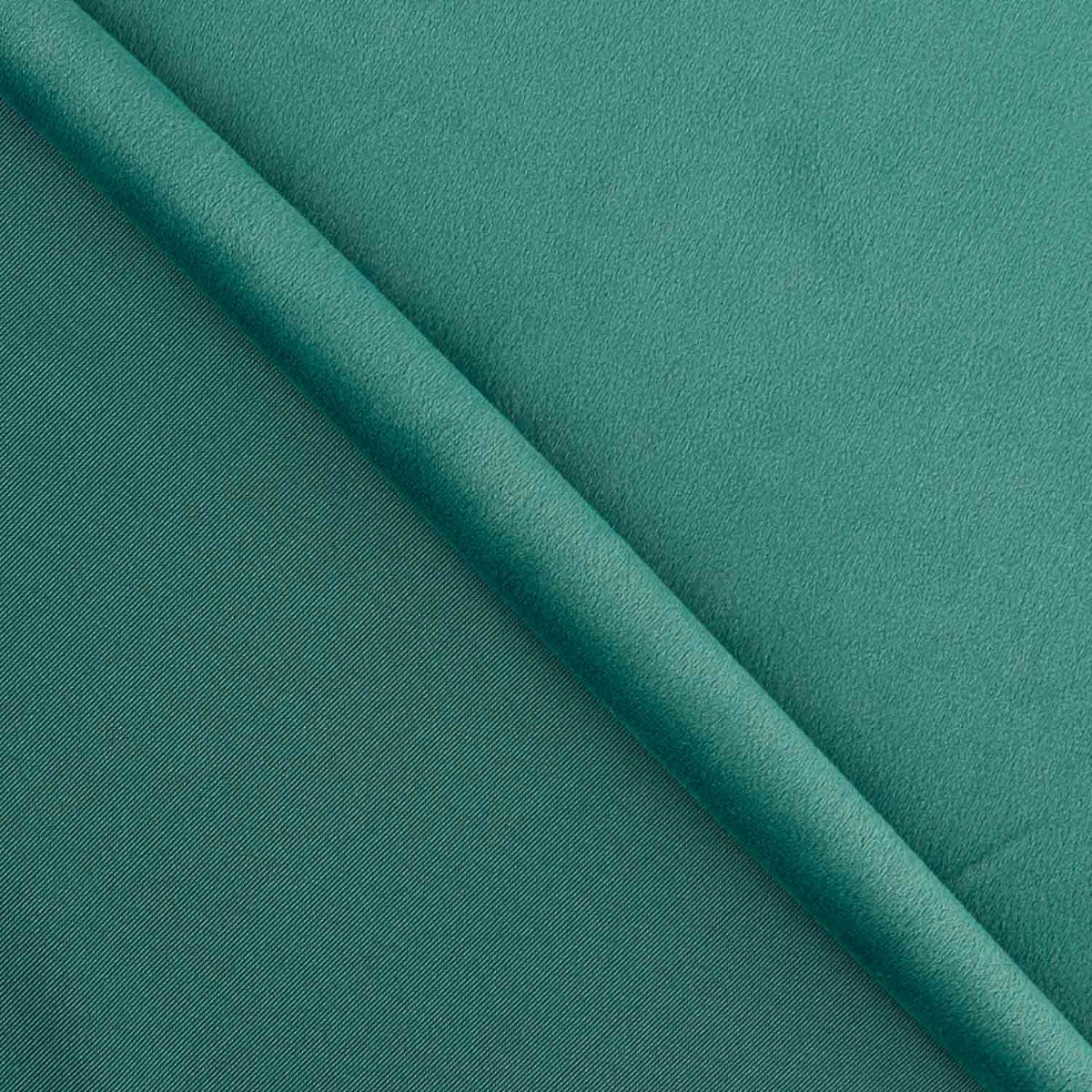 Teal Stretch Velvet Jersey - Ribes y Casals