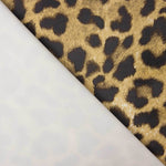 Leopard Stretch Suede-Effect Neoprene Knit - Ribes y Casals