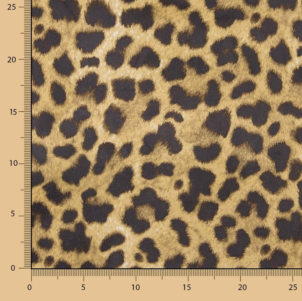 Leopard Stretch Suede-Effect Neoprene Knit - Ribes y Casals