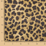 Leopard Stretch Suede-Effect Neoprene Knit - Ribes y Casals
