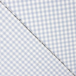 Soft Blue Gingham Cotton Flannel - Ribes y Casals