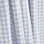 Soft Blue Gingham Cotton Flannel - Ribes y Casals