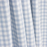 Soft Blue Gingham Cotton Flannel - Ribes y Casals