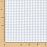 Soft Blue Gingham Cotton Flannel - Ribes y Casals