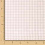 Soft Pink Gingham Cotton Flannel - Ribes y Casals