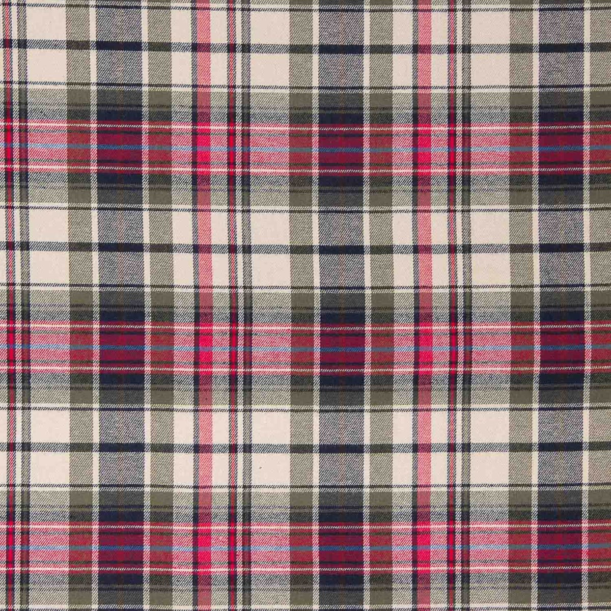 Beige Check Cotton Flannel - Ribes y Casals