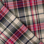 Beige Check Cotton Flannel - Ribes y Casals