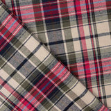 Beige Check Cotton Flannel - Ribes y Casals