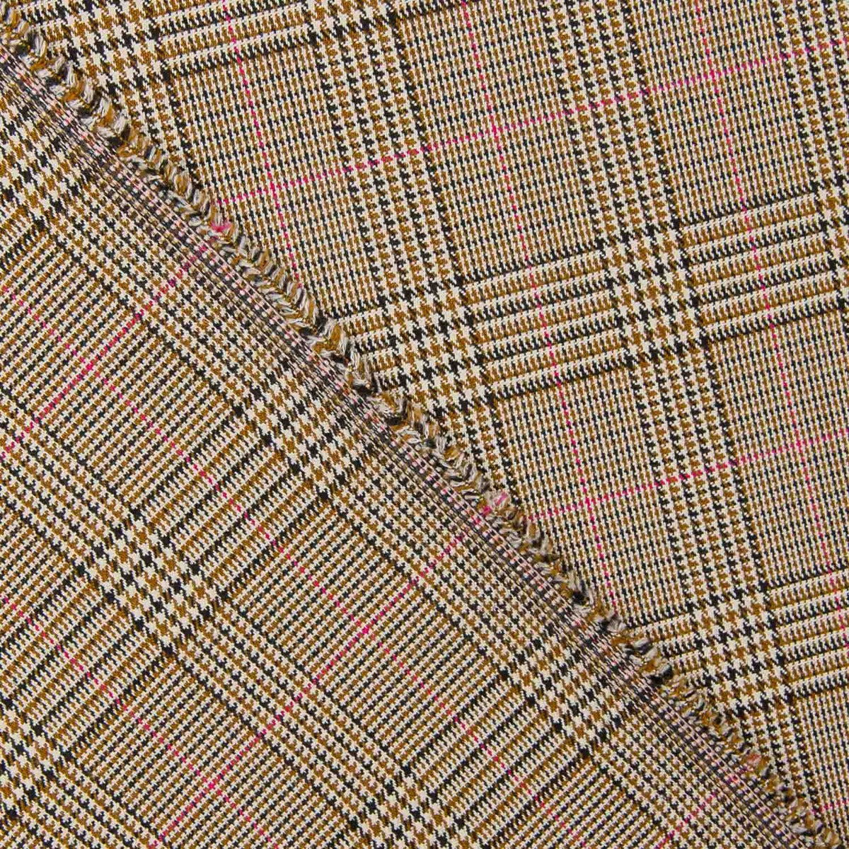 Classic Prince of Wales Viscose Fabric - Ribes y Casals