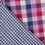 Picnic Check Reversible Double Gauze – Crinkled Finish - Ribes y Casals