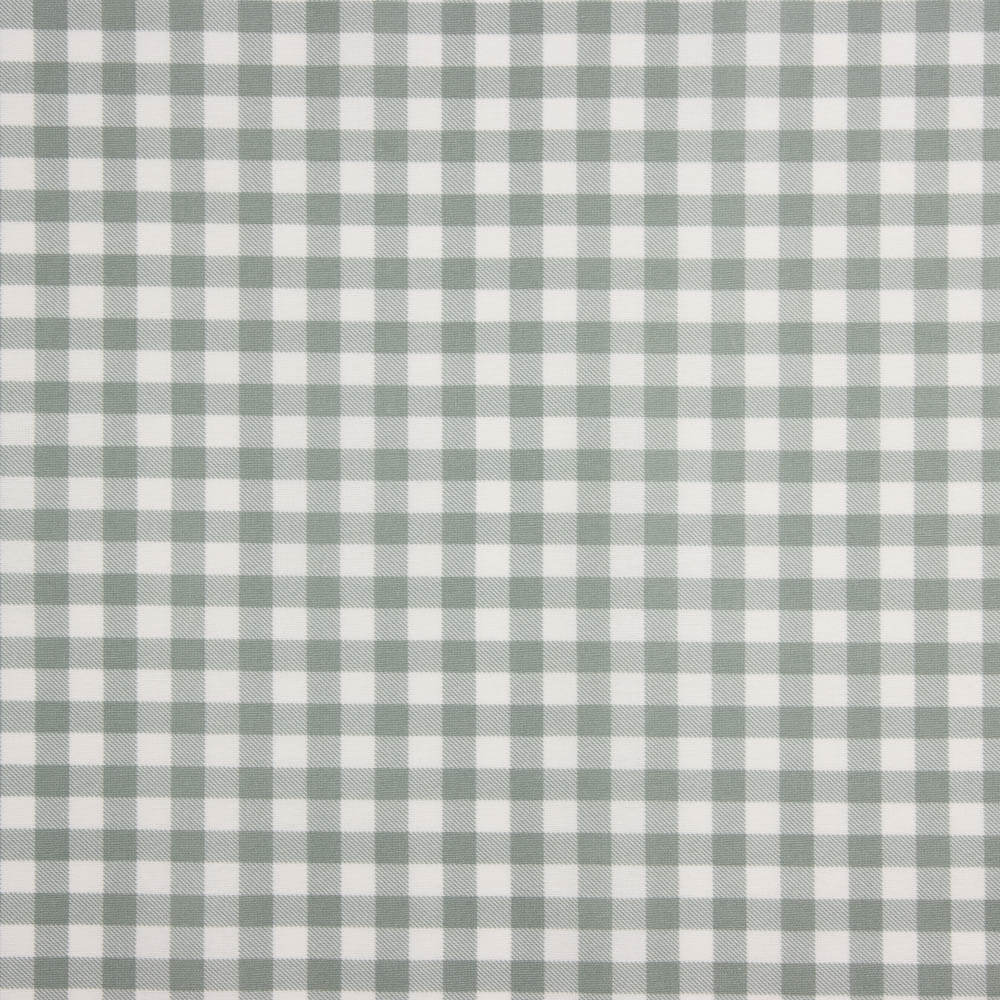 Fine Gingham Flannel in Sage Green - Ribes y Casals